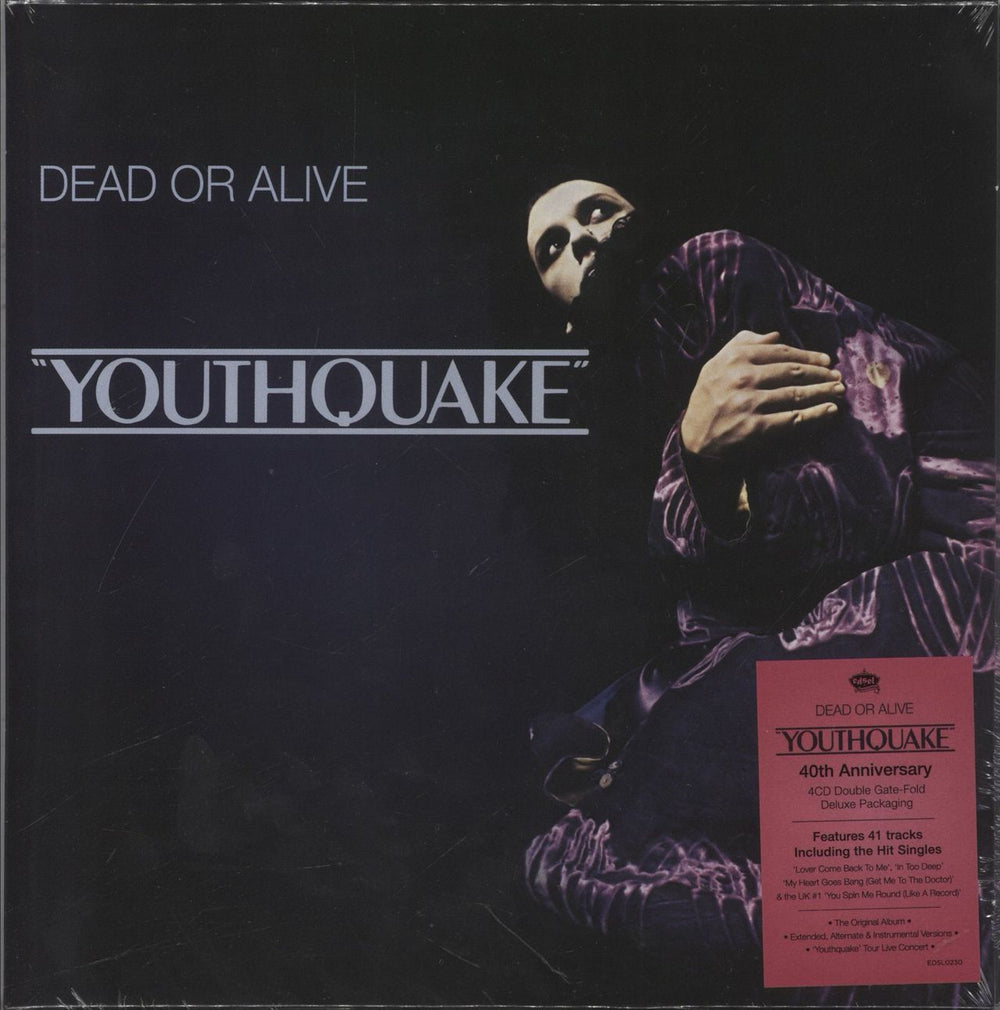 Dead Or Alive Youthquake - 40th Anniversary 4-CD Set UK 4-CD album set EDSL0230