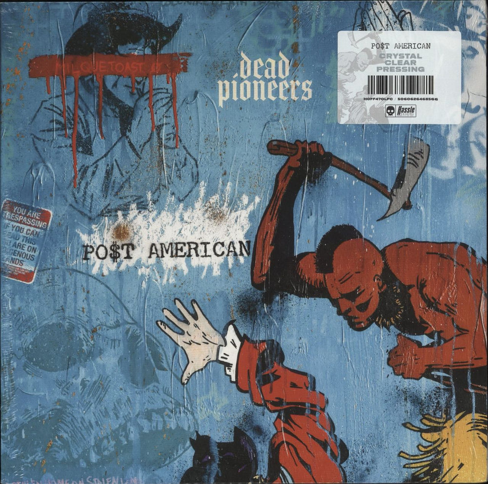 Dead Pioneers PO$T AMERICAN - Clear Vinyl - Sealed German vinyl LP album (LP record) HOFF470LP