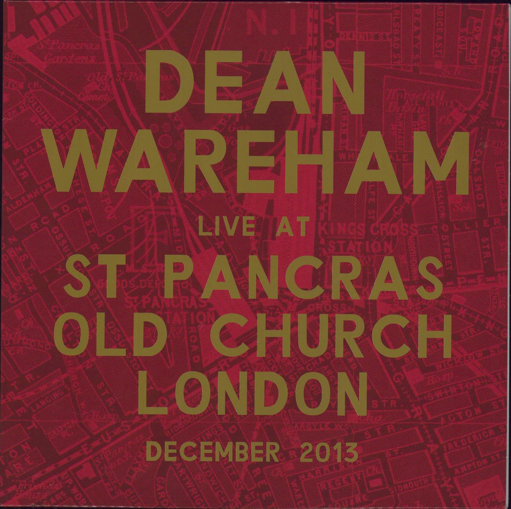 Dean Wareham Live At St Pancras Old Church London December 2013 UK 2-LP vinyl record set (Double LP Album) SCR276LP