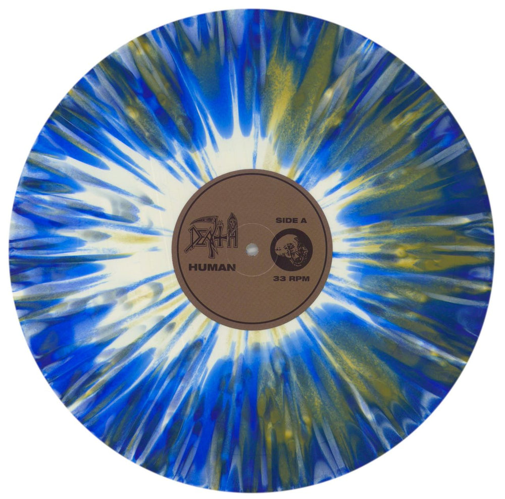 Death Human - Custom Tri-Color Merge With Splatter Edition US vinyl LP album (LP record) DETLPHU857807