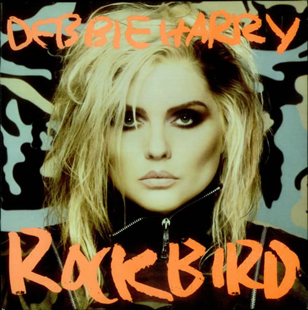 Debbie Harry Rockbird - Orange Titles UK vinyl LP album (LP record) CHR1540