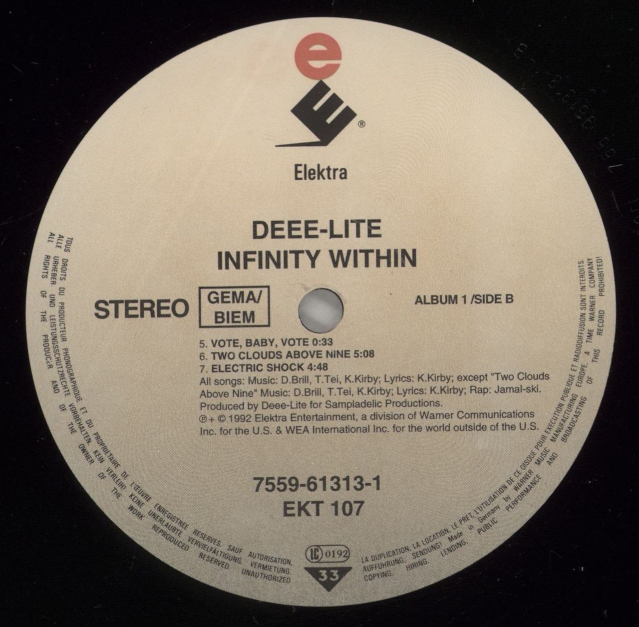 Deee-Lite Infinity Within UK 2-LP vinyl record set (Double LP Album) DLT2LIN183074
