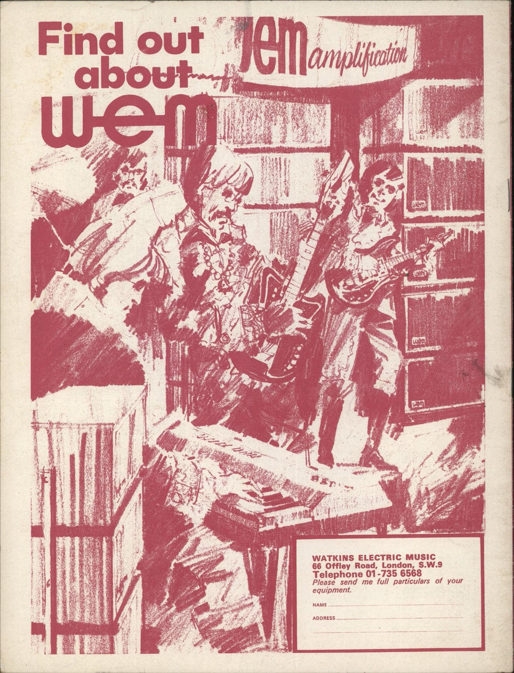 Deep Purple 8th National Jazz & Blues festival 1968 UK tour programme