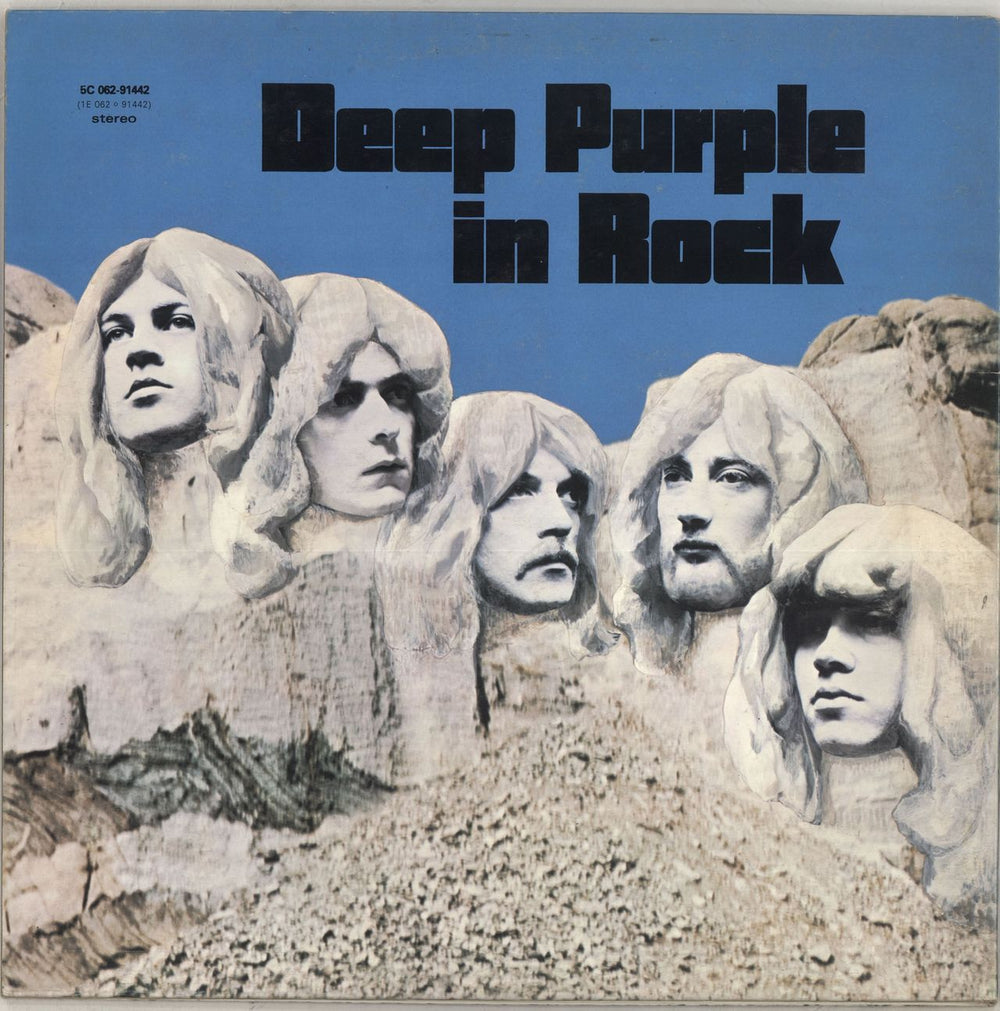 Deep Purple In Rock Dutch vinyl LP album (LP record) 5C062-91442