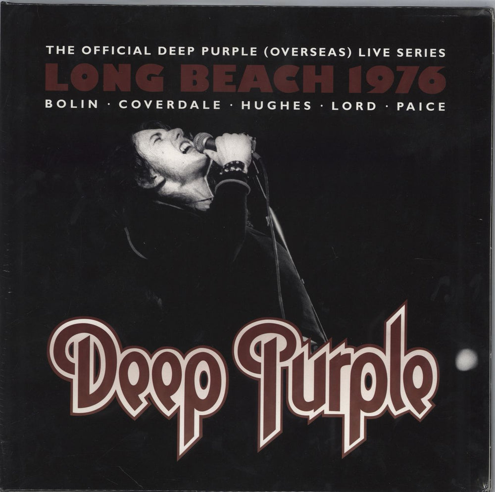 Deep Purple Long Beach 1976 German 3-LP vinyl record set (Triple LP Album) 0210976EMU