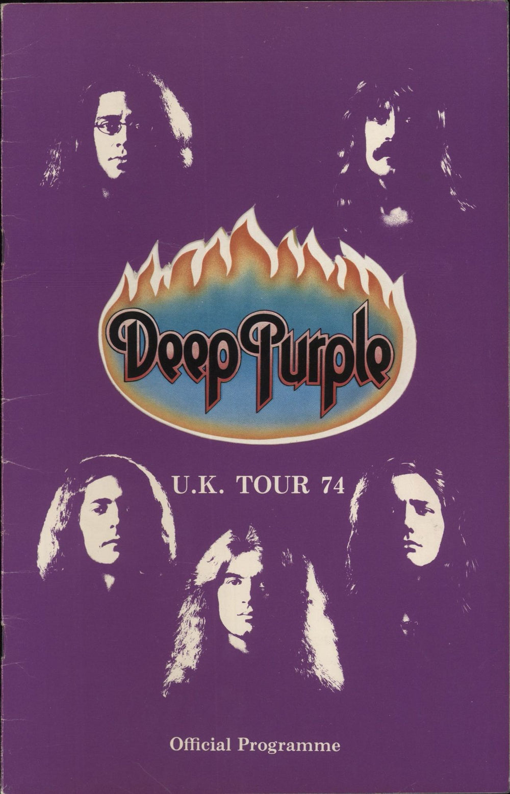 Deep Purple U.K. Tour 74 UK tour programme TOUR PROGRAMME