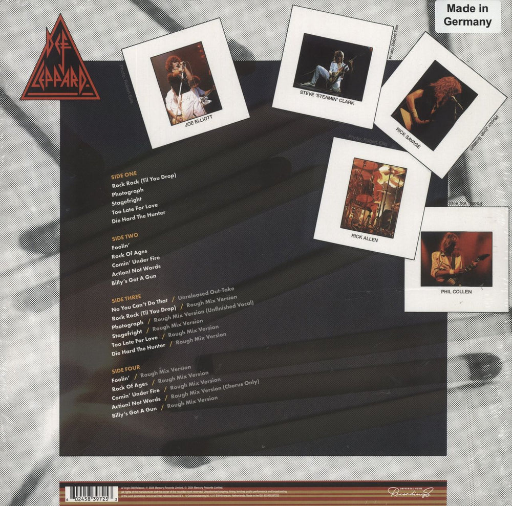 Def Leppard Pyromania: 40th Anniversary - 180 Gram - Sealed Dutch 2-LP vinyl record set (Double LP Album) 602458397253