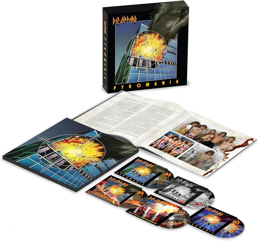 Def Leppard Pyromania - Sealed UK CD Album Box Set DEFDXPY843345