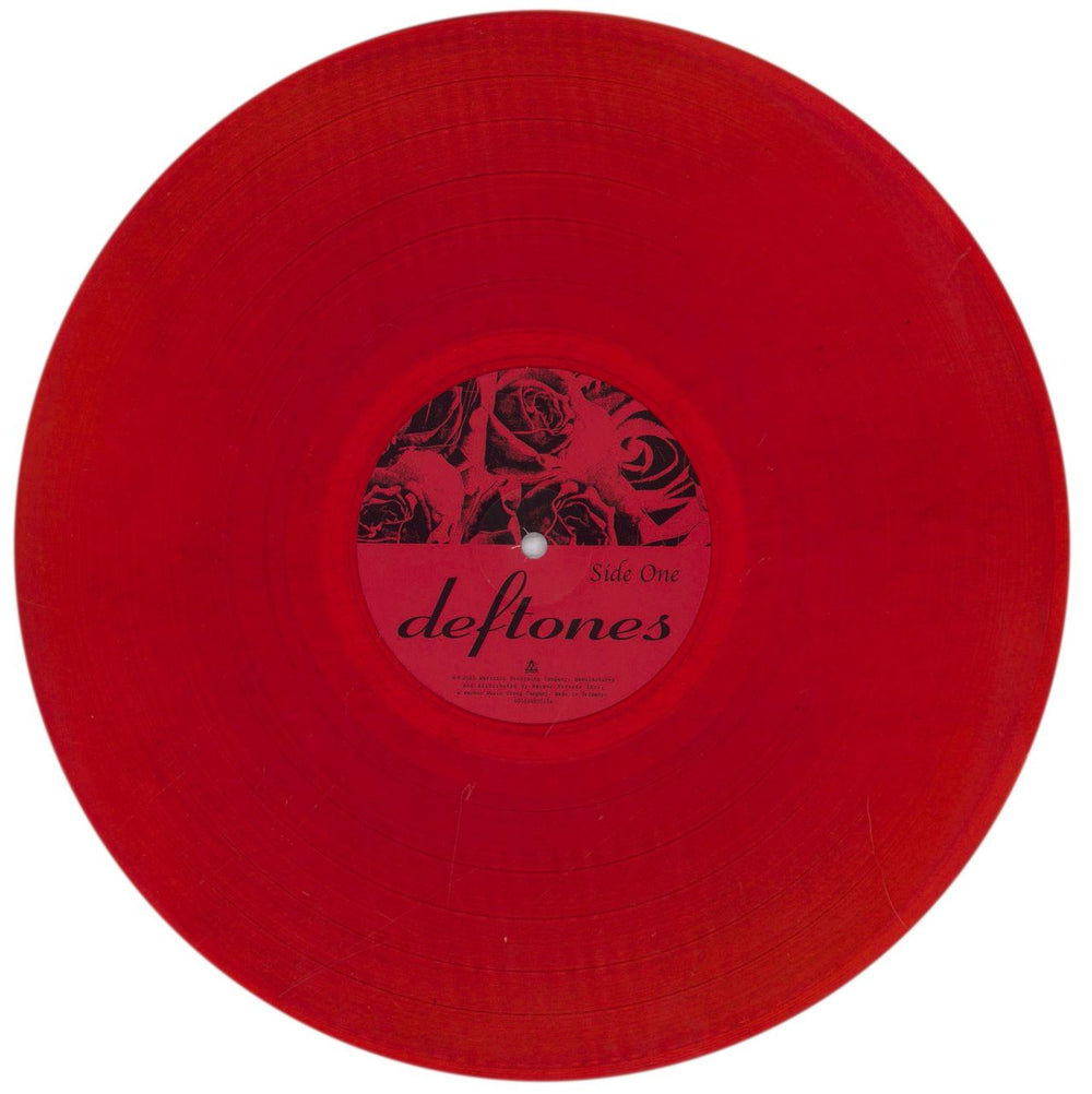 Deftones Deftones - Red Vinyl UK vinyl LP album (LP record) DFTLPDE841654