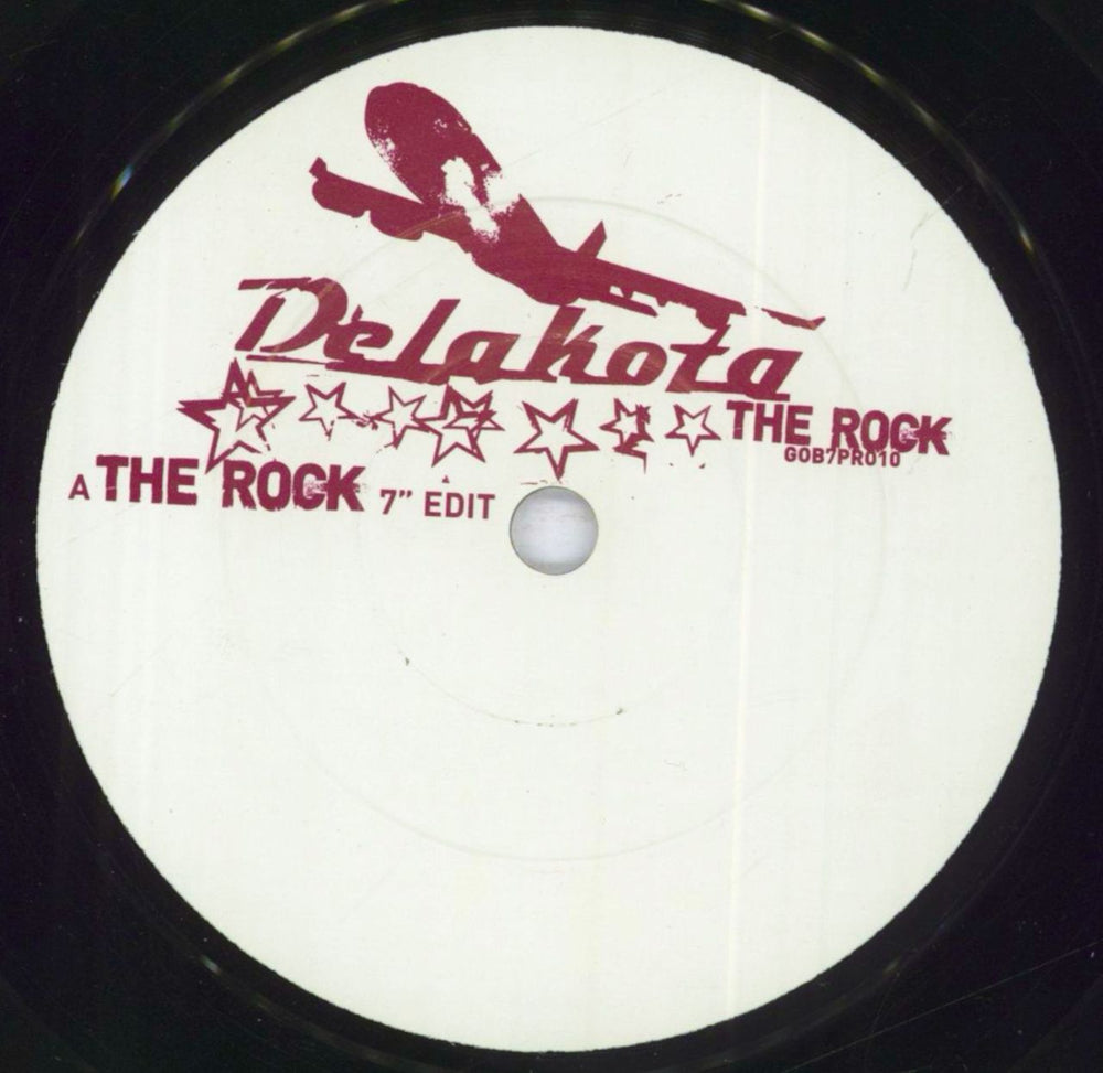 Delakota The Rock UK Promo 7" vinyl single (7 inch record / 45) DH007TH833984