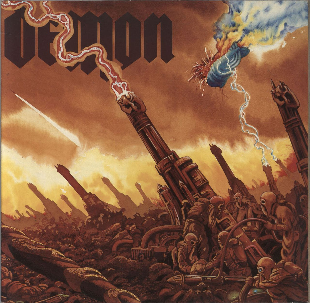 Demon (Rock) Taking The World By Storm UK vinyl LP album (LP record) SONICLP8