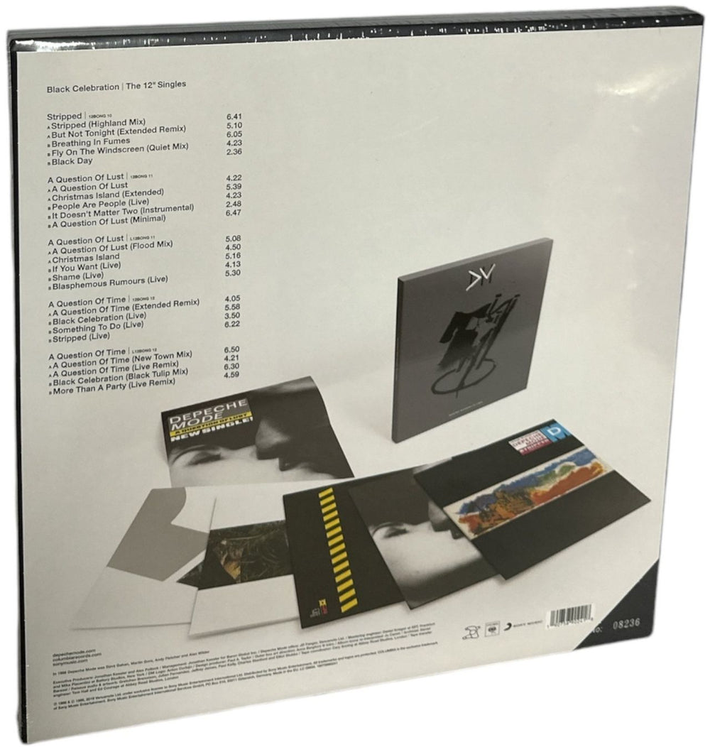 Depeche Mode Black Celebration: The 12" Singles - 180gm - Sealed UK Vinyl Box Set 190758902418