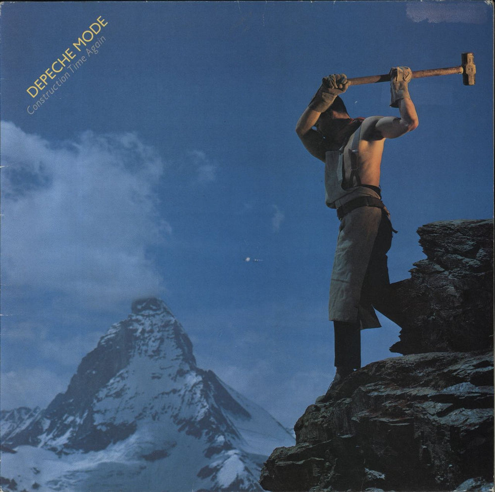 Depeche Mode Construction Time Again - EX UK vinyl LP album (LP record) STUMM13