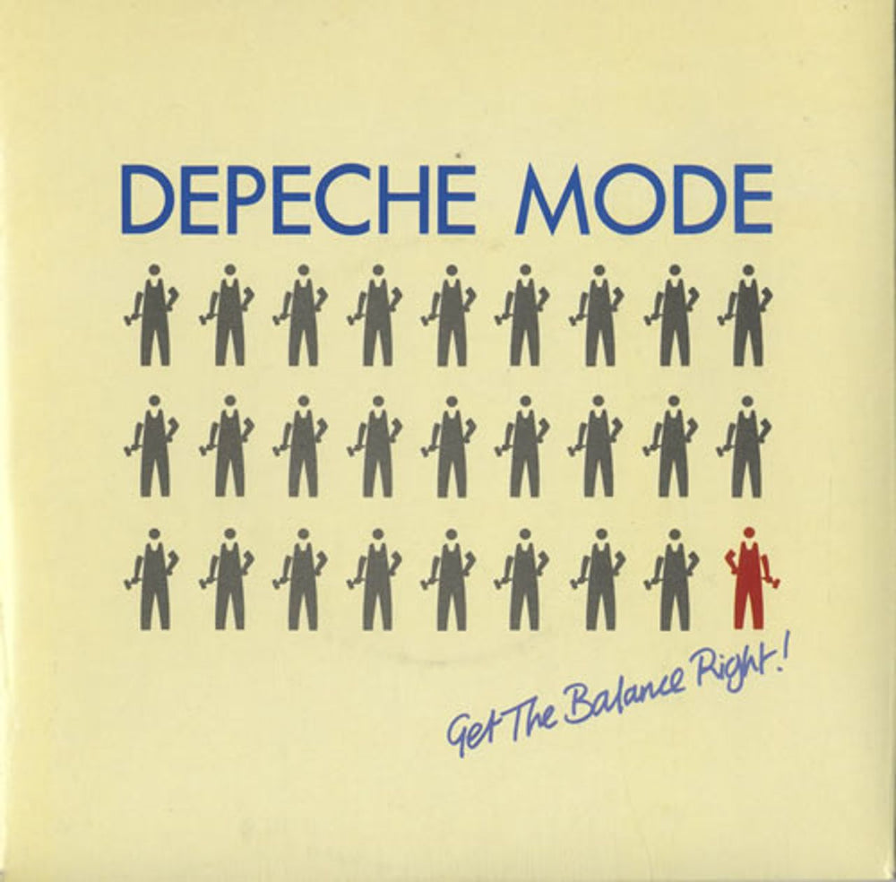 Depeche Mode Get The Balance Right - EX UK 7" vinyl single (7 inch record / 45) 7BONG2