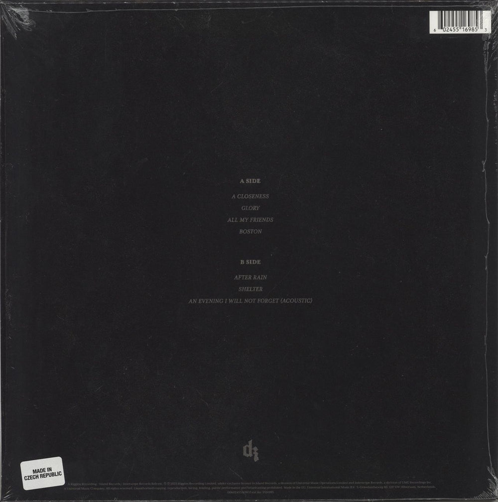 Dermot Kennedy Keep The Evenings Long - Marbled Vinyl UK 12" vinyl single (12 inch record / Maxi-single) 602455169853