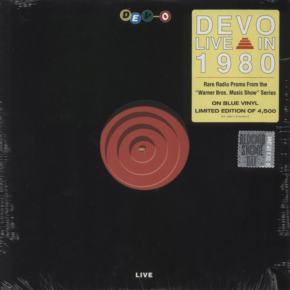 Devo Dev-O Live - RSD 2019 - Blue Vinyl - Sealed US vinyl LP album (LP record) RCV1599977