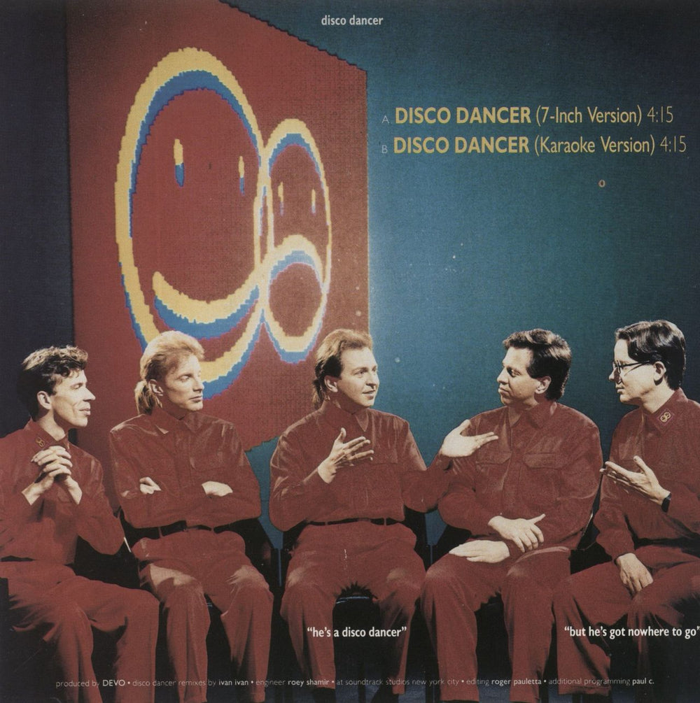 Devo Disco Dancer US Promo 7" vinyl single (7 inch record / 45) 775023-7