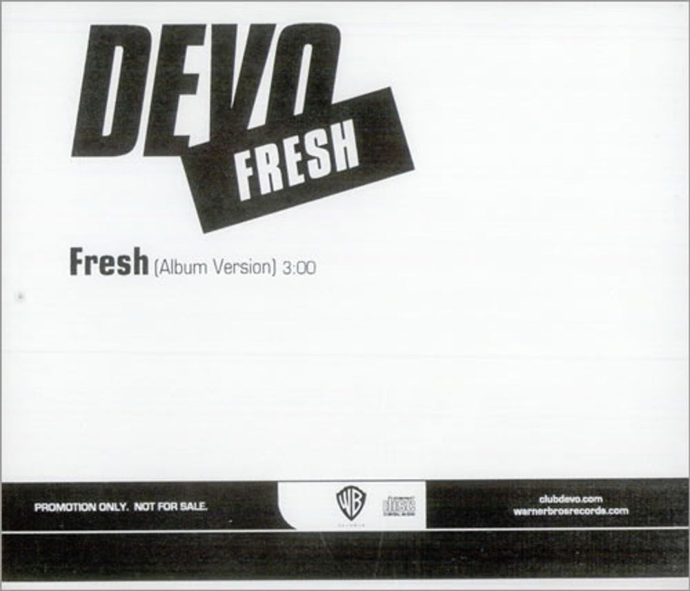 Devo Fresh US Promo CD single (CD5 / 5") PRO-CDR-524836