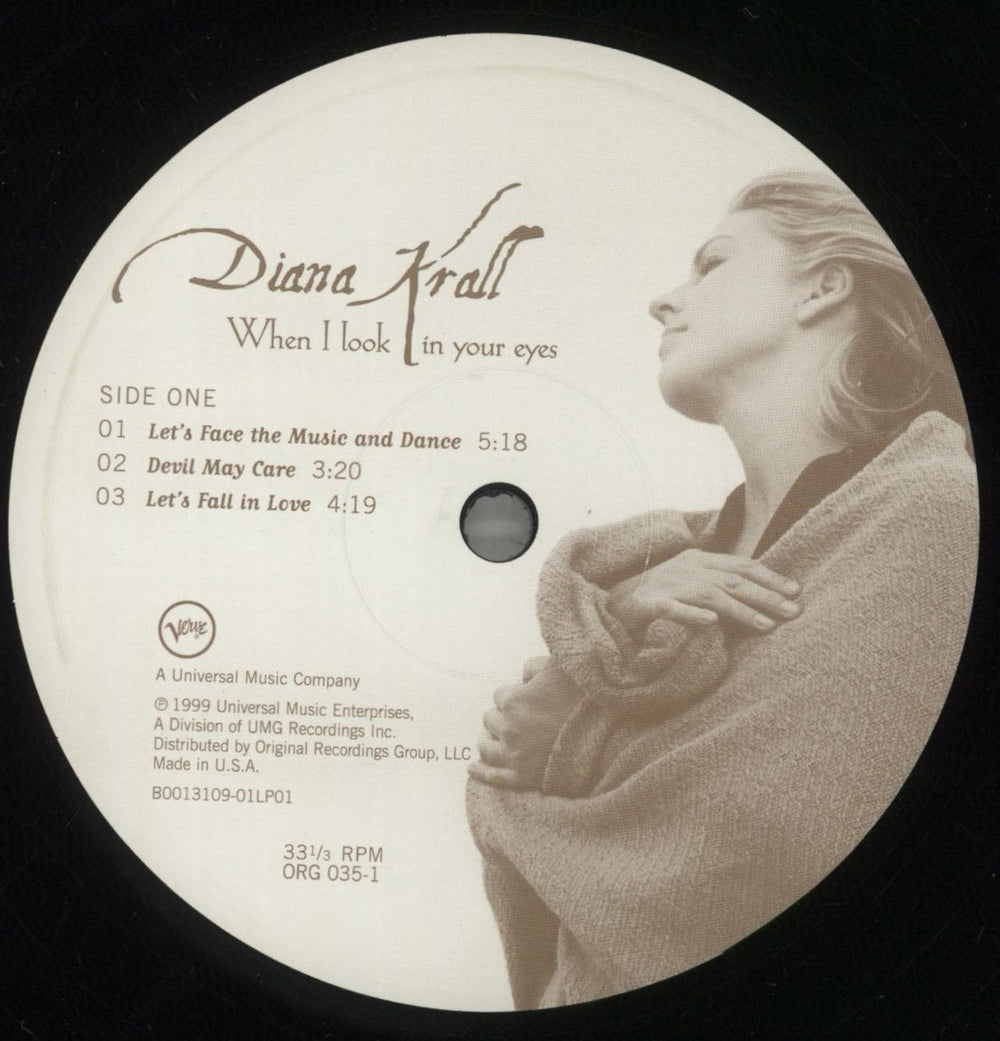 Diana Krall When I Look In Your Eyes US 2-LP vinyl record set (Double LP Album) DKR2LWH881628