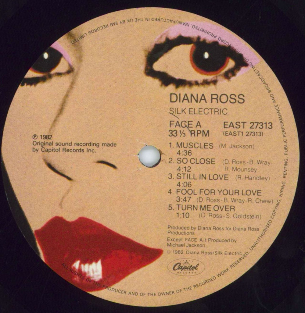 Diana Ross Silk Electric - Double Stickered UK vinyl LP album (LP record) DIALPSI238610