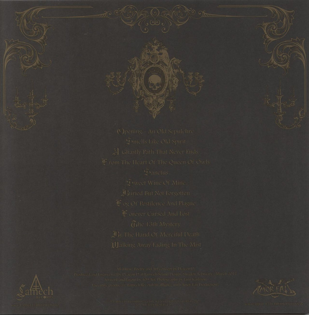 Die Kunst Der Finsternis  Queen Of Owls - 180 Gram - Gold With Black Haze Vinyl Swedish 2-LP vinyl record set (Double LP Album)