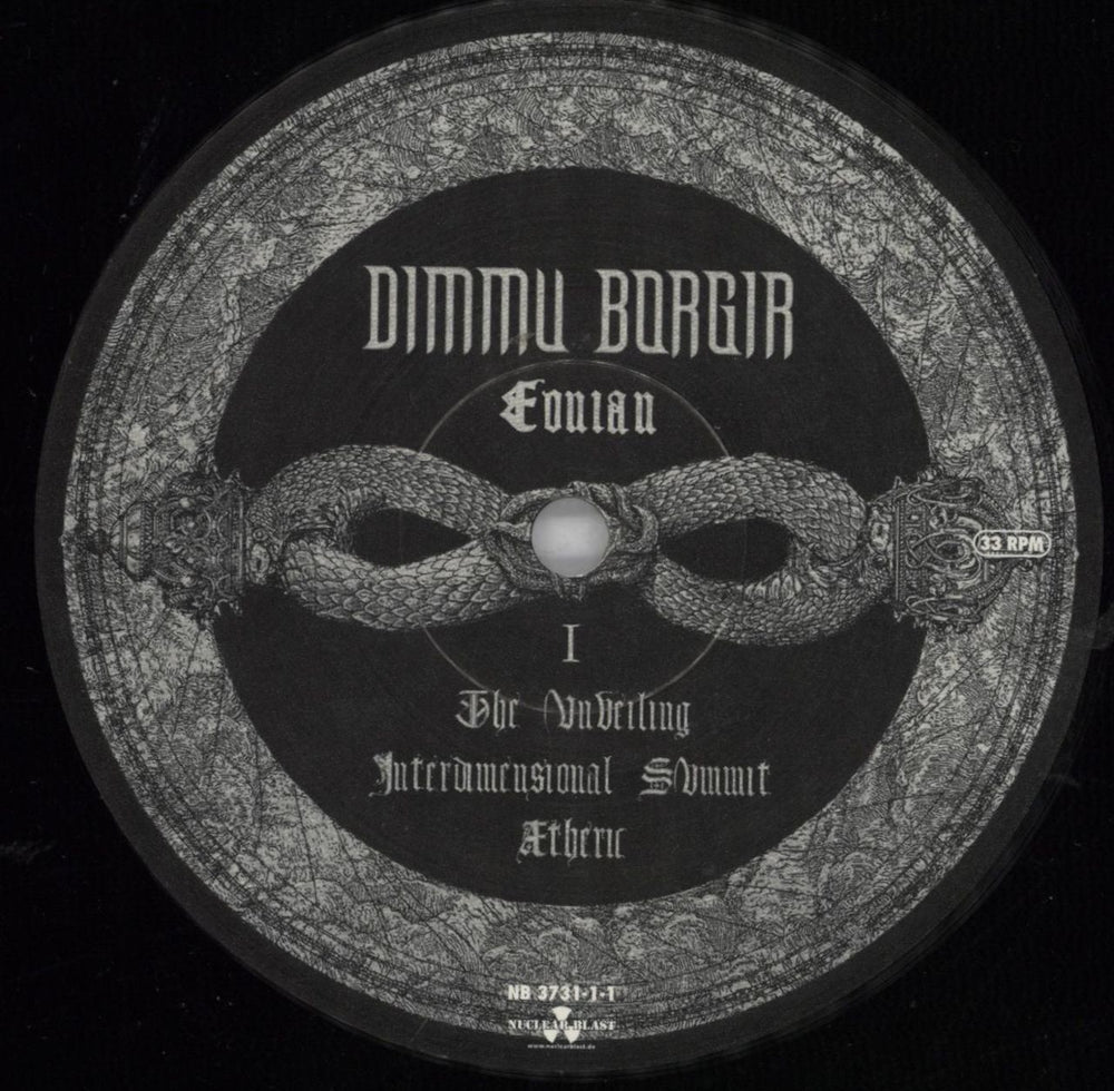 Dimmu Borgir Eonian - 180gram Black Vinyl German 2-LP vinyl record set (Double LP Album) DHI2LEO817561