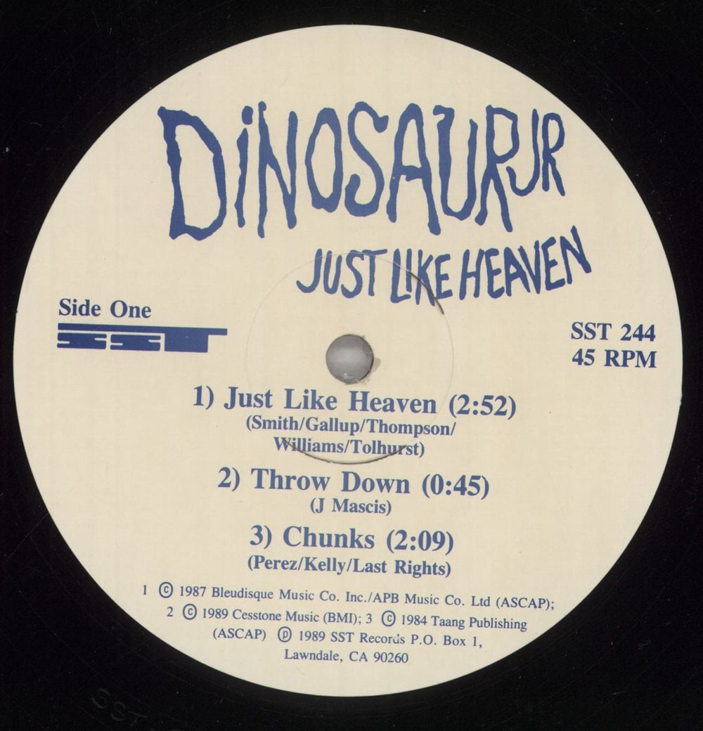 Dinosaur Jr Just Like Heaven US 12" vinyl single (12 inch record / Maxi-single)