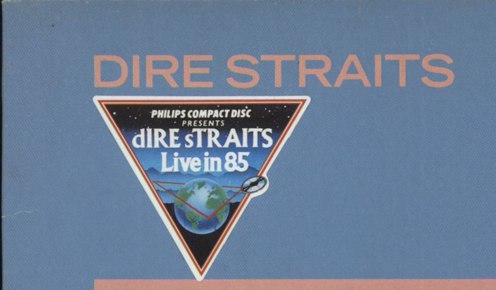 Dire Straits Brothers In Arms - Live Stickered Sleeve UK vinyl LP album (LP record)