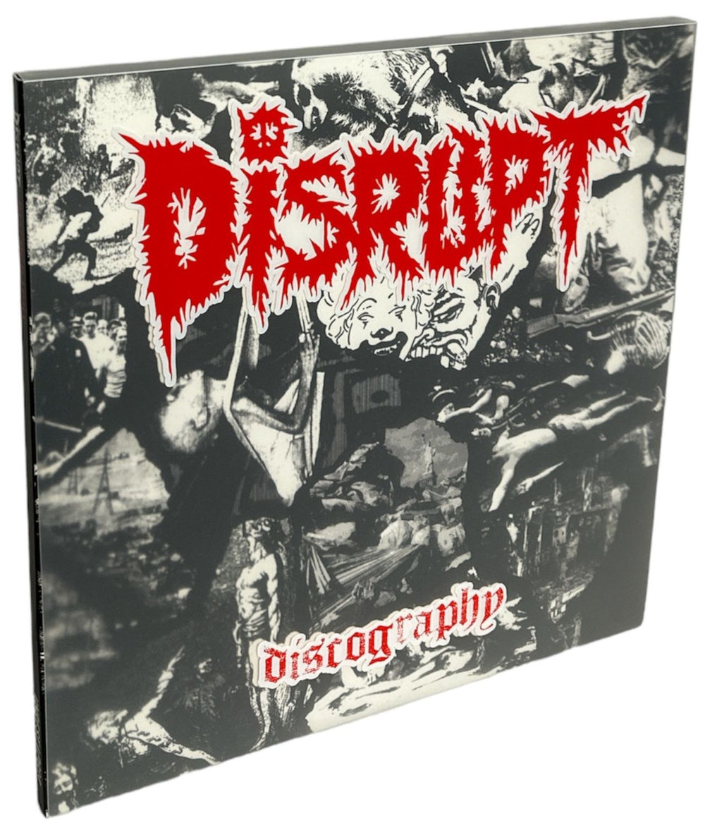 Disrupt Discography - Red Cornetto Vinyl Canadian 4-LP vinyl album record set UNRESTLP034