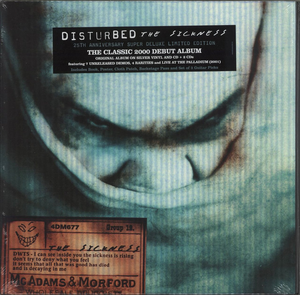 Disturbed The Sickness XXV - Sealed UK Vinyl Box Set 0936248443313