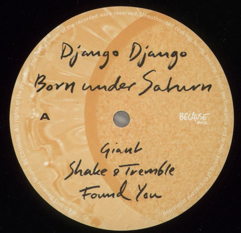 Django Django Born Under Saturn + CD UK 2-LP vinyl record set (Double LP Album) E2K2LBO798660