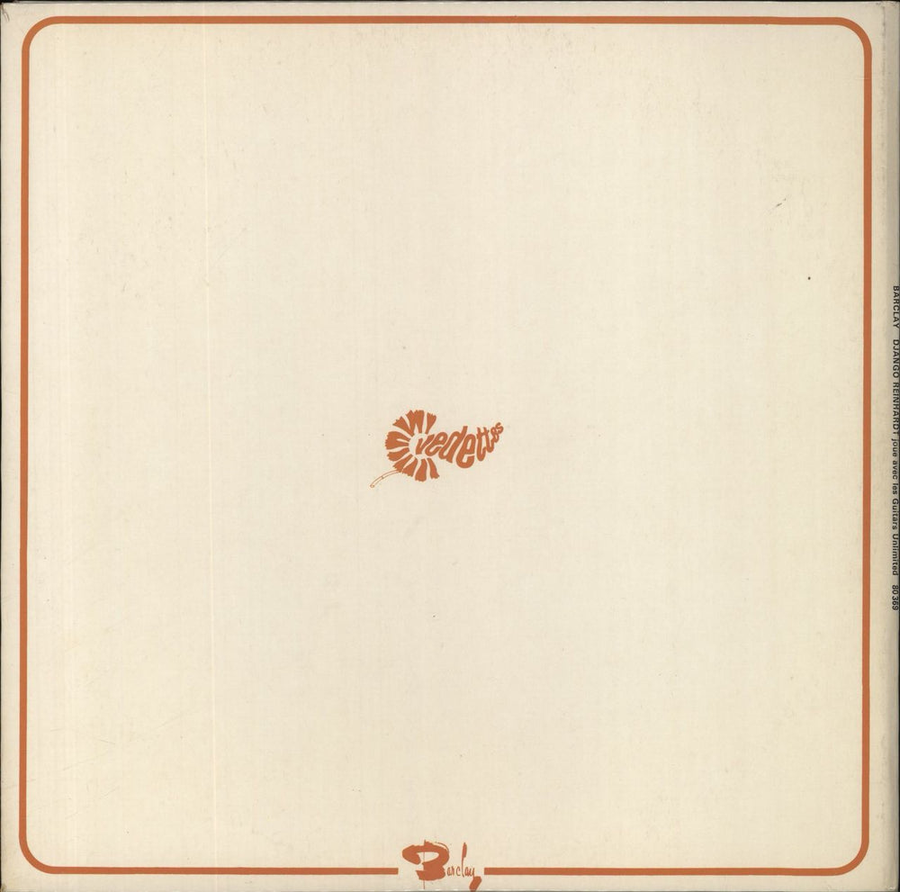 Django Reinhardt Django Reinhardt Joue Avec Les Guitars Unlimited French vinyl LP album (LP record)