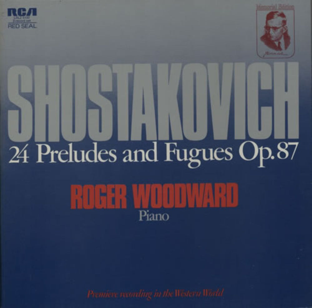 Dmitri Shostakovich Shostakovich: 24 Preludes and Fugues Op. 87 UK 2-LP vinyl record set (Double LP Album) LRL25100