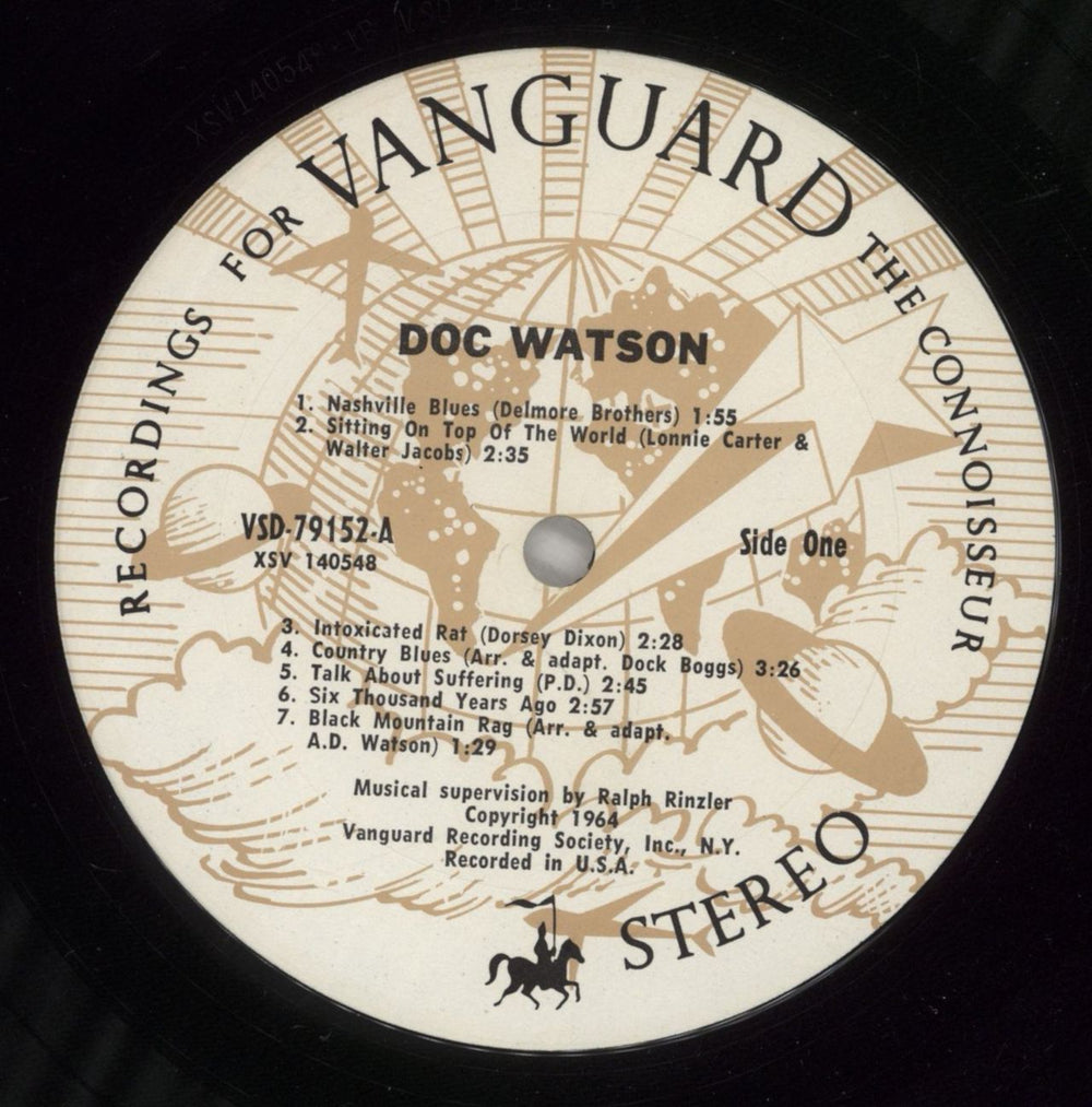 Doc Watson Doc Watson US vinyl LP album (LP record) DOCLPDO876090