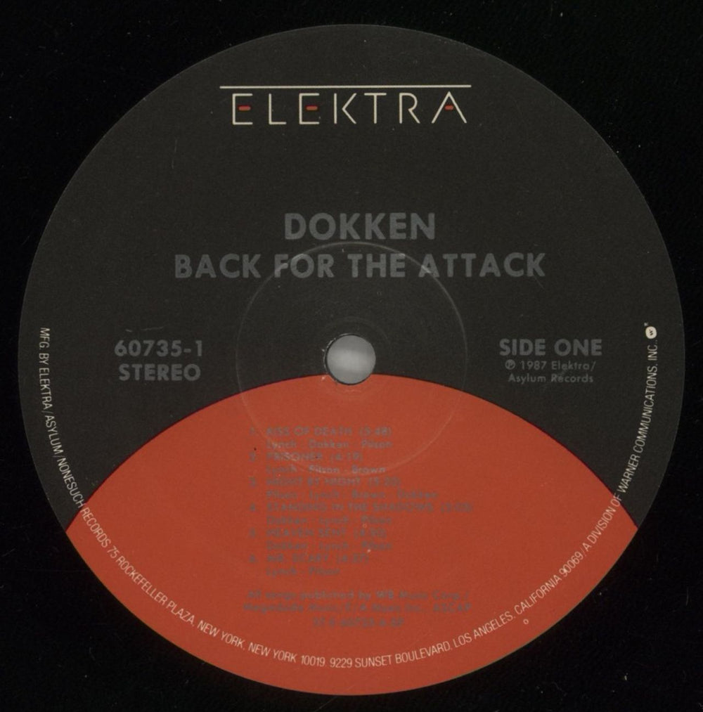 Dokken Back For The Attack - Shrink US vinyl LP album (LP record) DOKLPBA879235