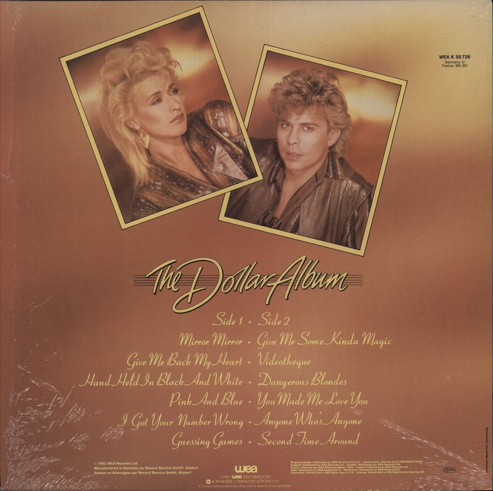 Dollar The Dollar Album - Shrink German vinyl LP album (LP record)