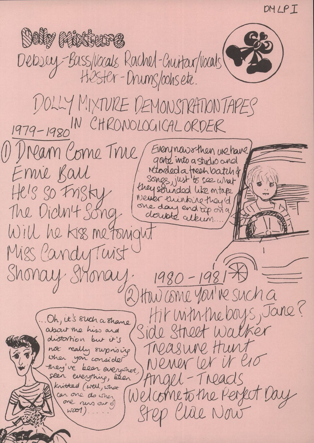 Dolly Mixture Demonstration Tapes UK 2-LP vinyl record set (Double LP Album)