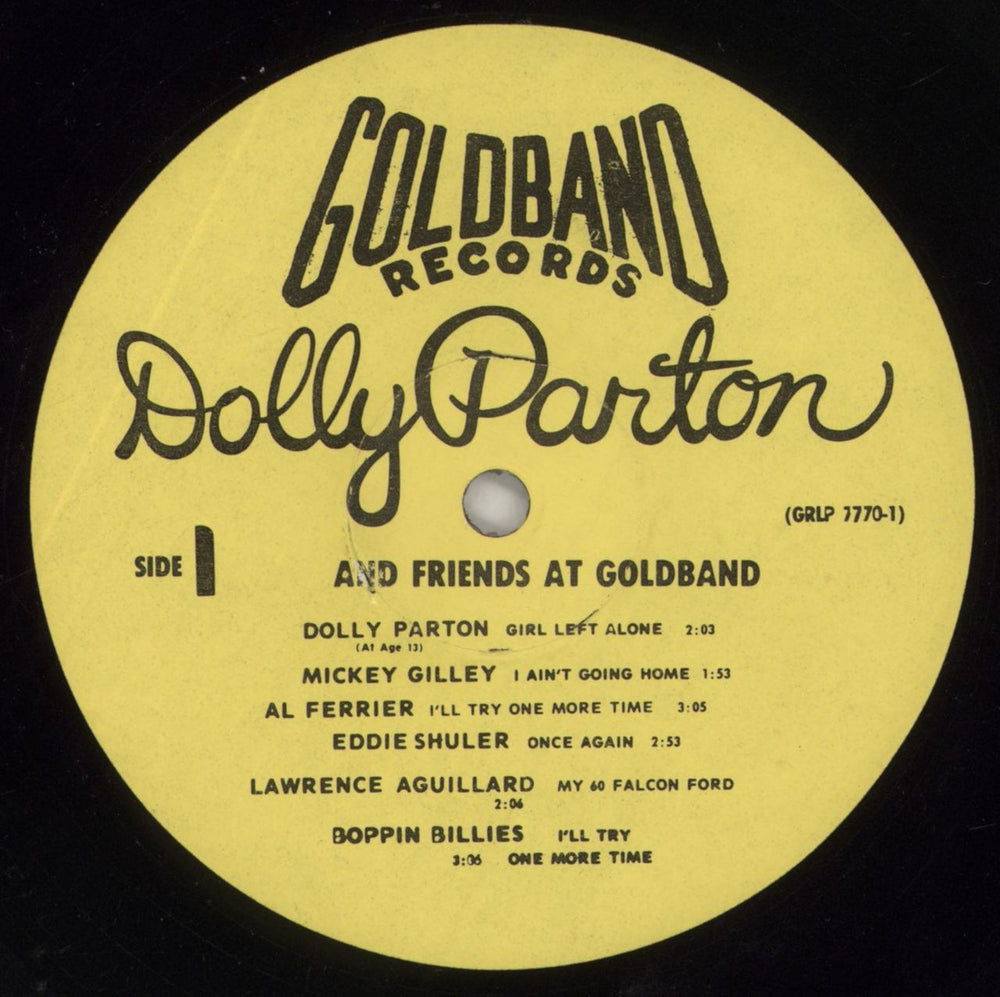 Dolly Parton Dolly Parton And Friends At Goldband US vinyl LP album (LP record) PARLPDO544848