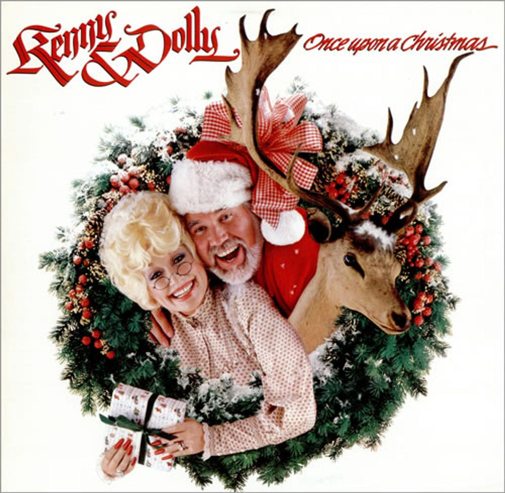 Dolly Parton Once Upon A Christmas UK vinyl LP album (LP record) PLS85307