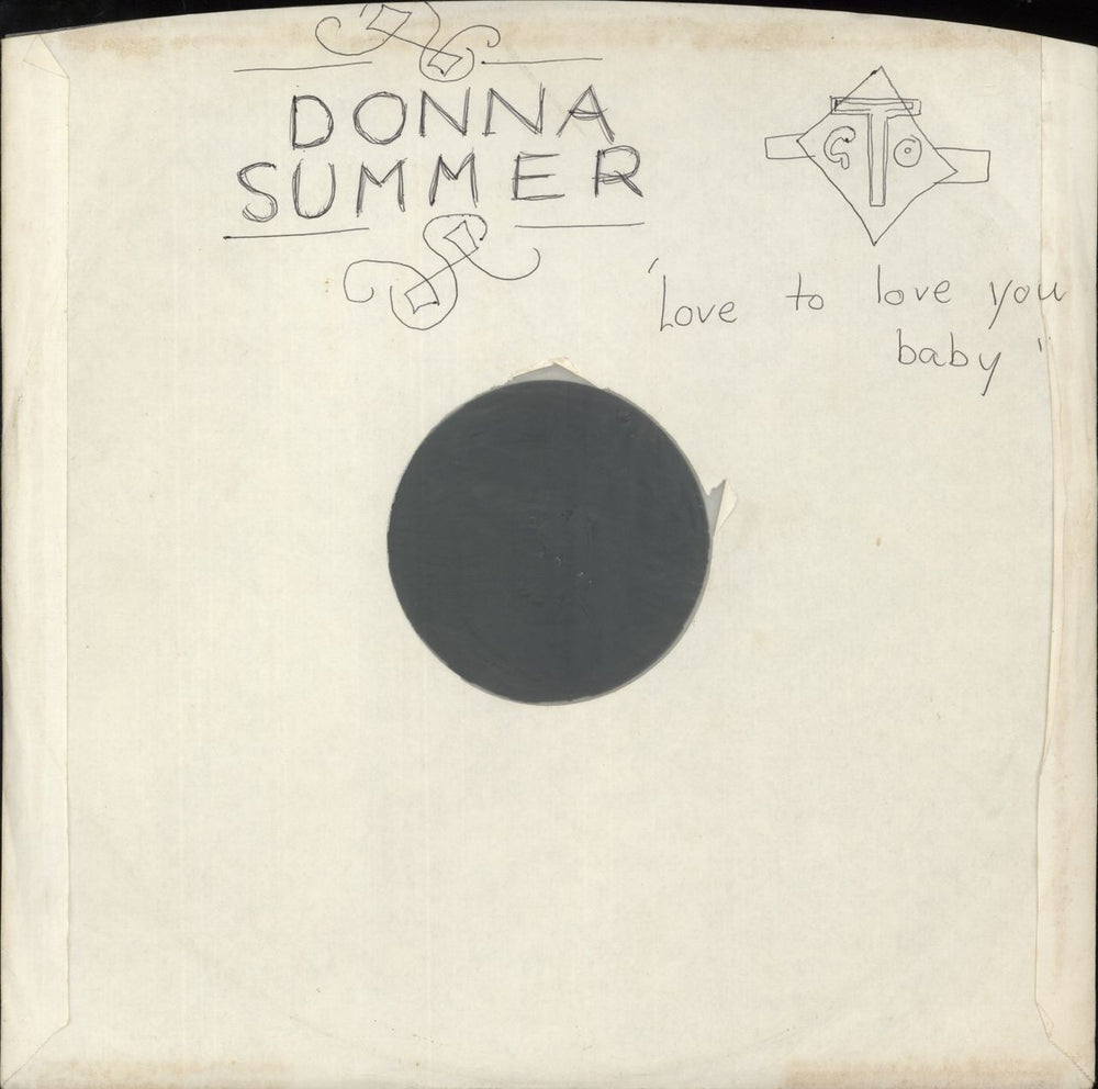 Donna Summer Love To Love You Baby - Test Pressing UK vinyl LP album (LP record)