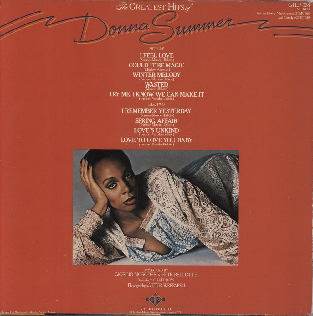 Donna Summer The Greatest Hits Of Donna Summer UK vinyl LP album (LP record)