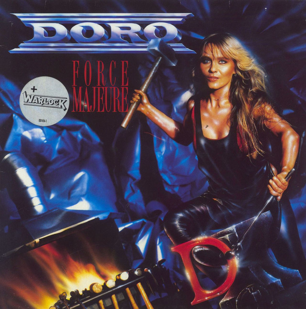 Doro Force Majeure - Stickered Sleeve German vinyl LP album (LP record) 838016-1