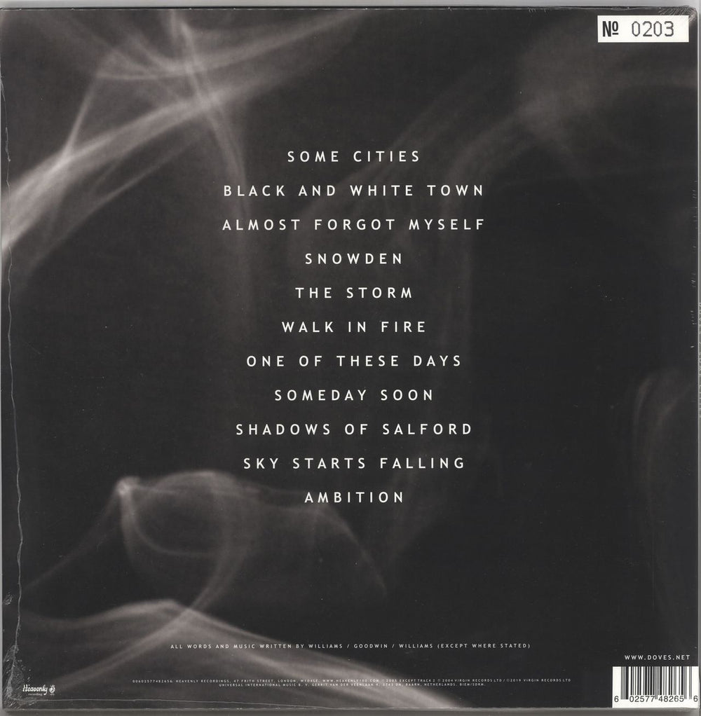 Doves Some Cities - White Vinyl - Numbered Edition - Sealed UK 2-LP vinyl record set (Double LP Album) 602577482656