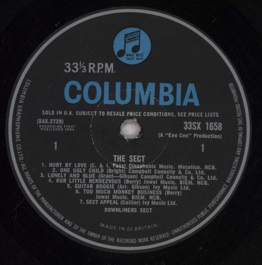 Downliners Sect The Sect - 1st - VG UK vinyl LP album (LP record) DWSLPTH843464