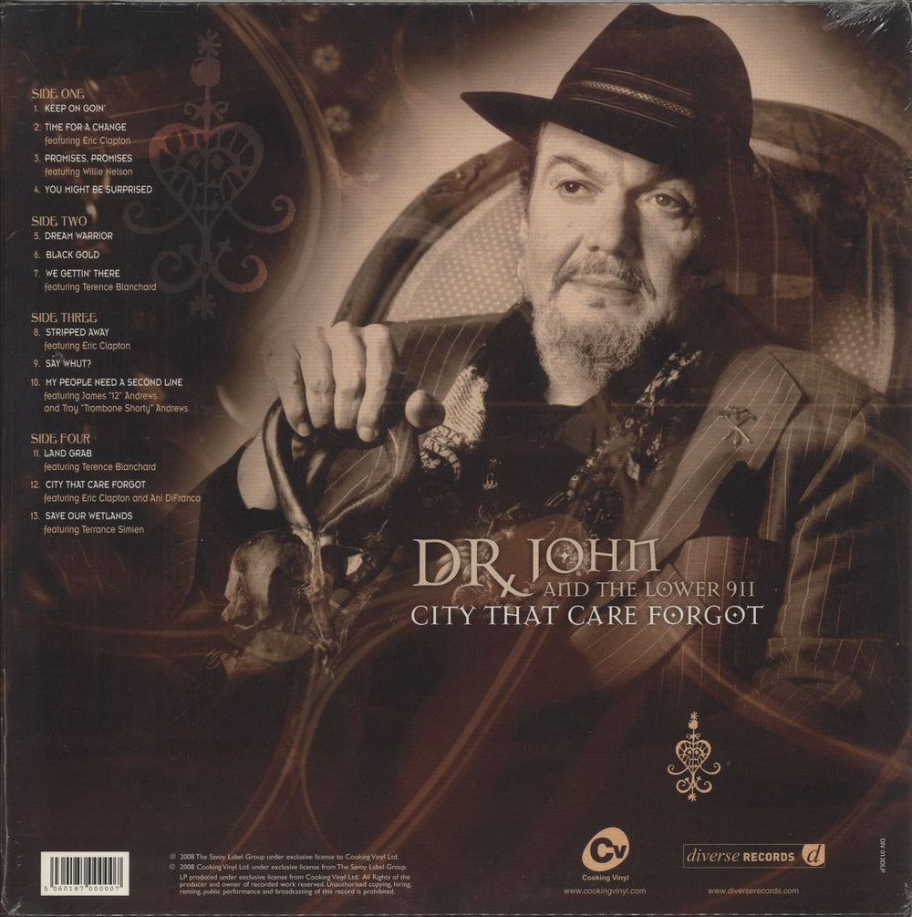 Dr John City That Care Forgot - Shrink US 2-LP vinyl record set (Double LP Album) 5060187000007