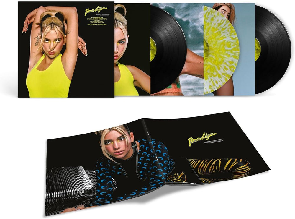 Dua Lipa Future Nostalgia - 5th Anniversary Special Edition - Splatter Vinyl - Sealed UK 3-LP vinyl record set (Triple LP Album) 5021732511706
