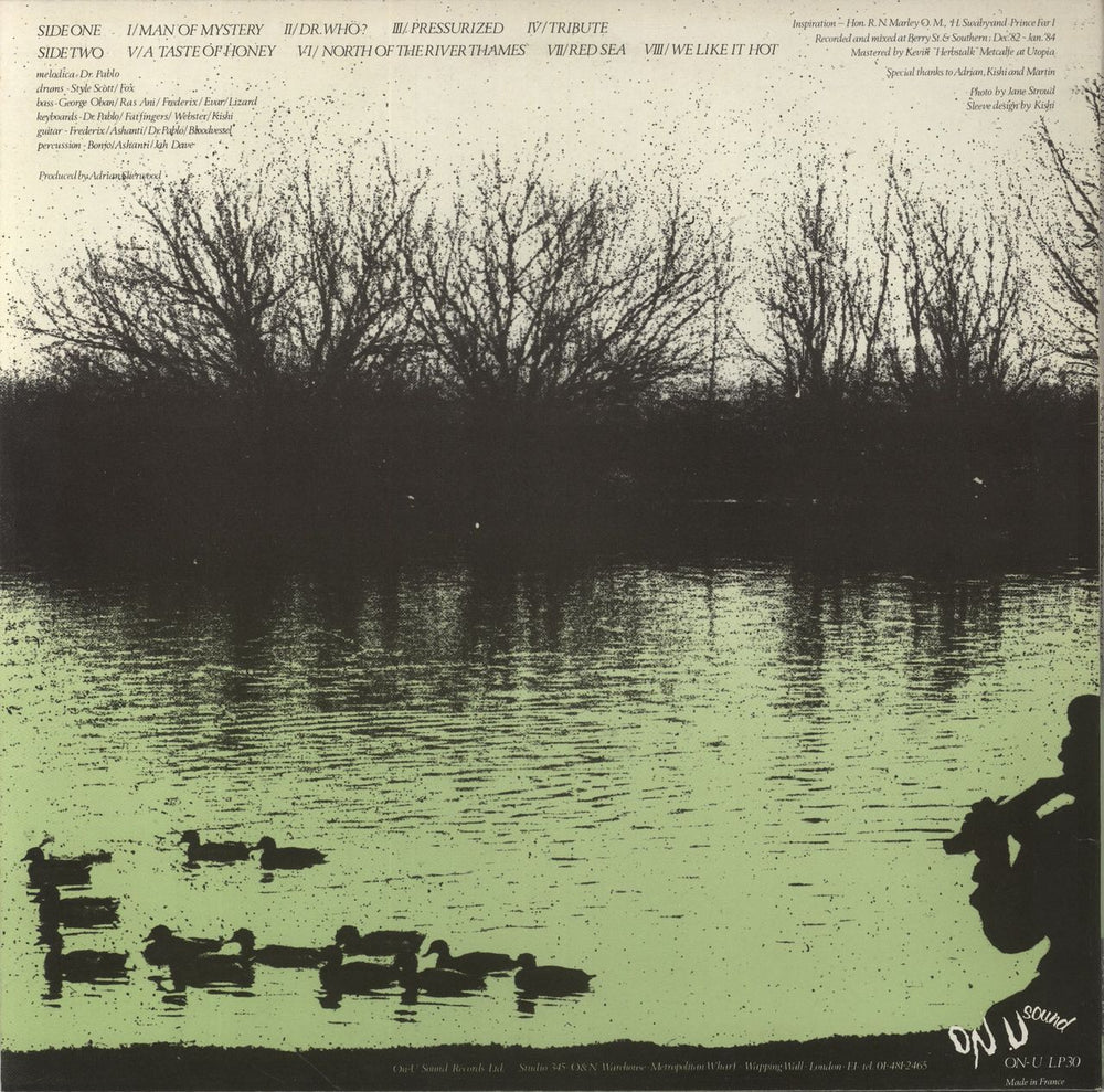 Dub Syndicate North Of The River Thames French vinyl LP album (LP record)