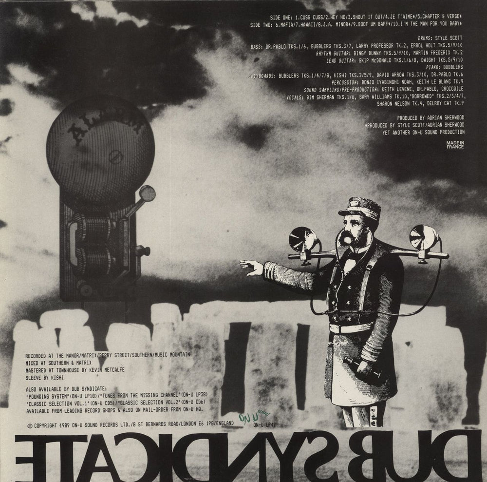 Dub Syndicate Strike The Balance - EX UK vinyl LP album (LP record) DH7LPST859528