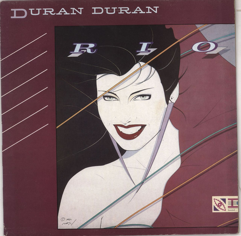 Duran Duran Rio - 1st - EX UK vinyl LP album (LP record) EMC3411