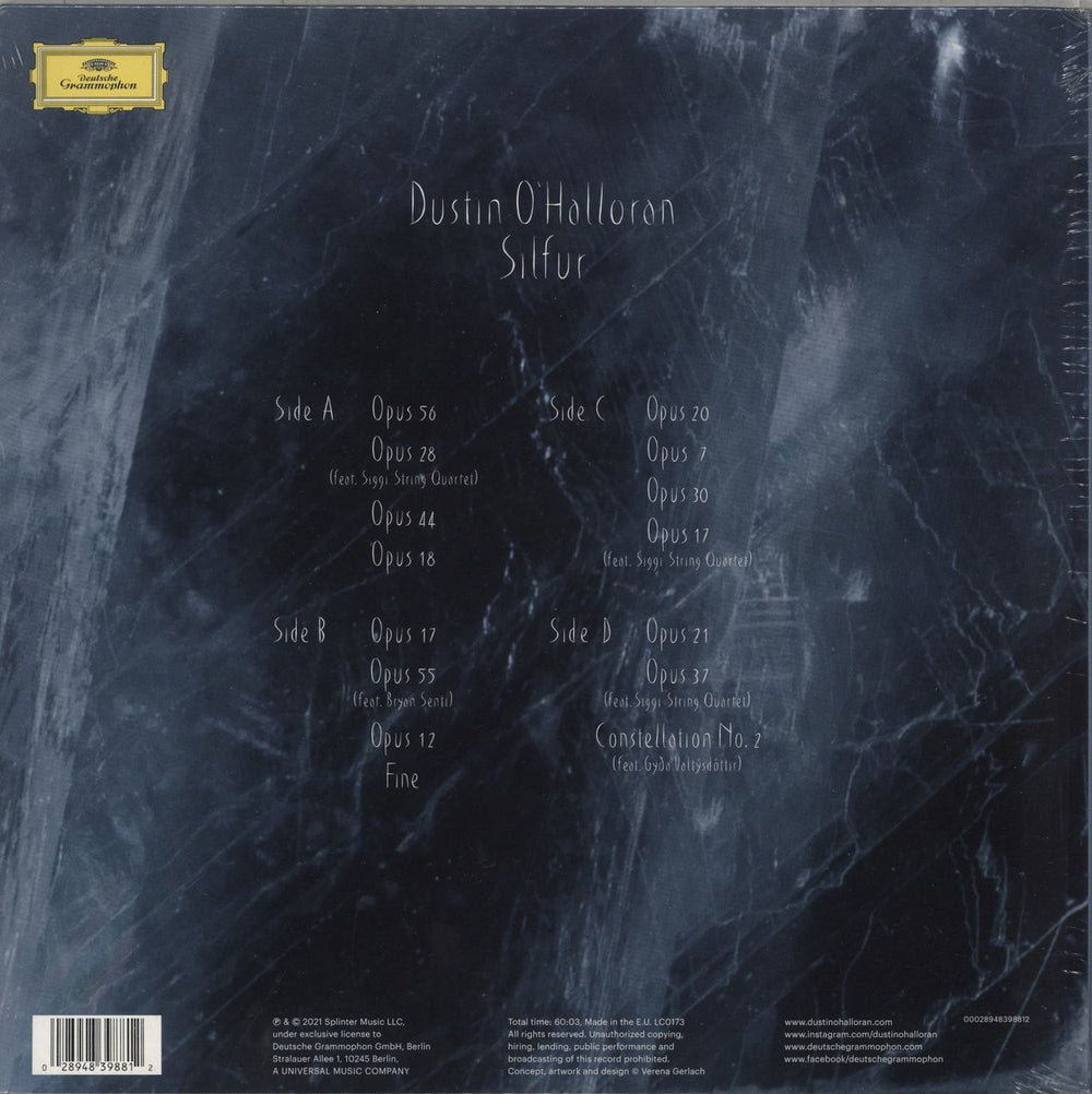 Dustin O'halloran Silfur UK 2-LP vinyl record set (Double LP Album) 9WU2LSI868378